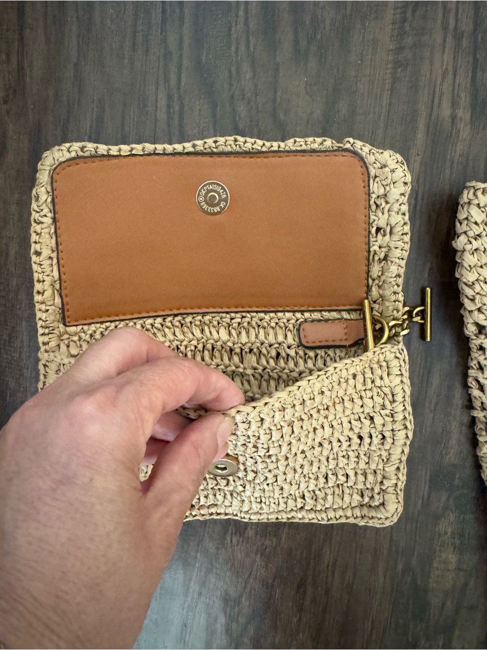 Crochet Tote bag with Matching Pouch - Picture 11 of 14